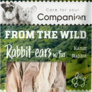Companion – Kaninører m. pels 100g