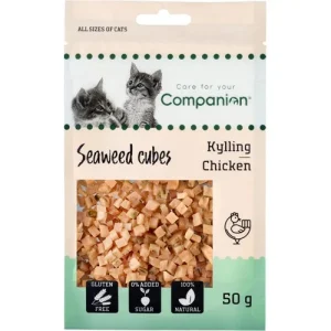 Companion Kattegodbidder Tang Terninger – Med Kylling – 50g – Gluten- & Sukkerfri
