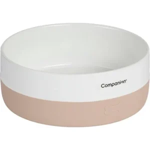 Companion – Keramisk skål med silikonebund, Sand