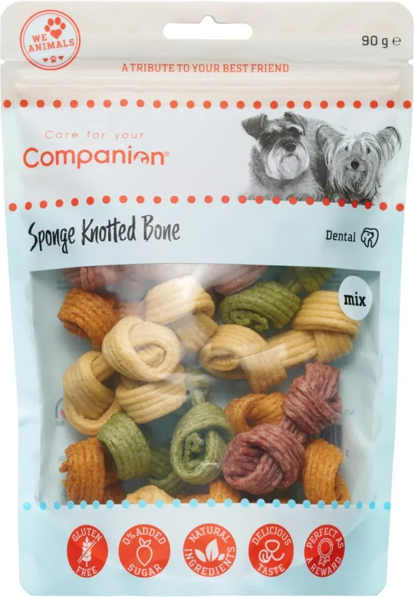 Companion – Knudeknogler — Blød tyggesnack (bf. 25/10-2026)