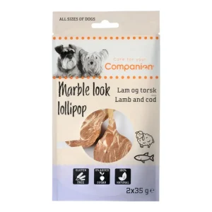 Companion – Marble look Slikkepind – Lam & Torsk 2x 35g