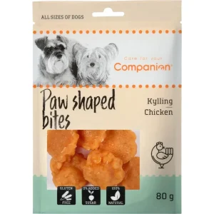 Companion Paw Shape Bites – kylling 80g