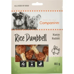 Companion – Rice dumbbells m. Kanin 80g