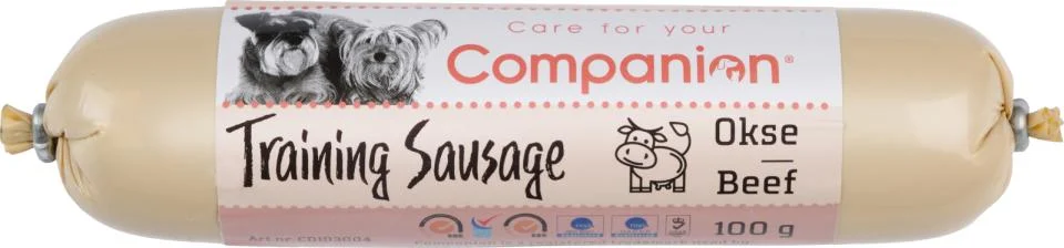 Companion training sausage okse 100g