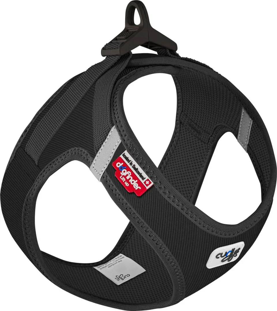 CURLI VEST Clasp Cord hundesele - Sort