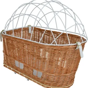 Cykelkurv m/gitter Back op til 8 kg 56x44x36 cm piletræ