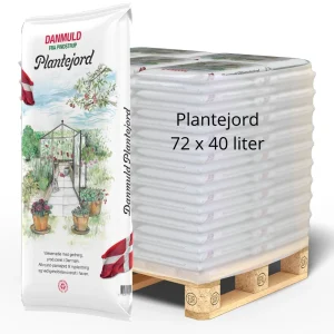 Danmuld Plantejord 40 L HEL PALLE leveret