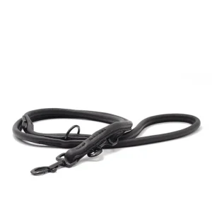 Deluxe Håndlavet Rundlæder Line Justerbar Blaxxs Black Cobra 200cm x 10mm