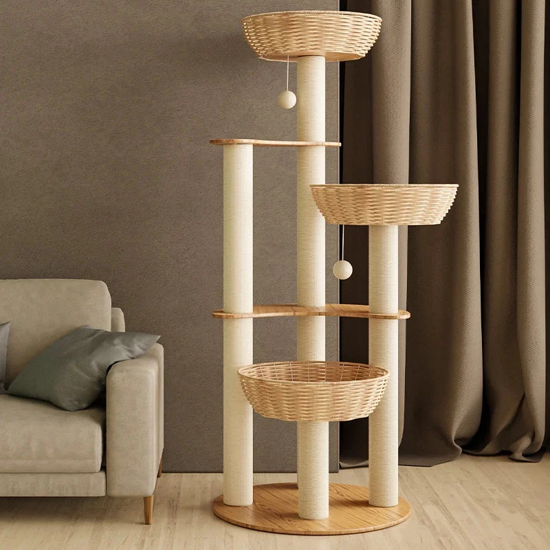 Designkradsetræ i massivt træ – model skynest