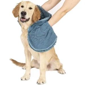 DGS Dirty Dog Shammy Hundens Håndklæde PACIFIC BLUE