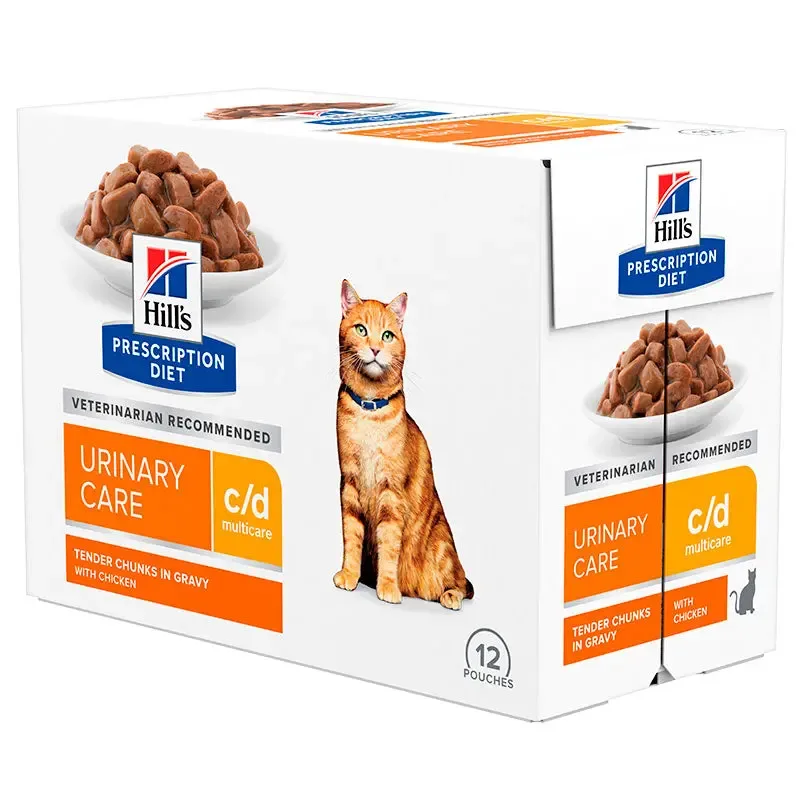 Diætetisk Feline c/d Multicare kylling 12x85 g - Image 2