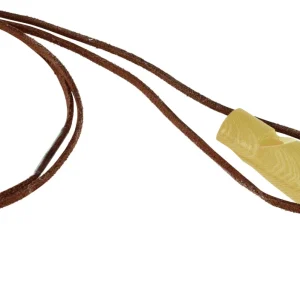 Dobbelt fløjte 9 cm brun