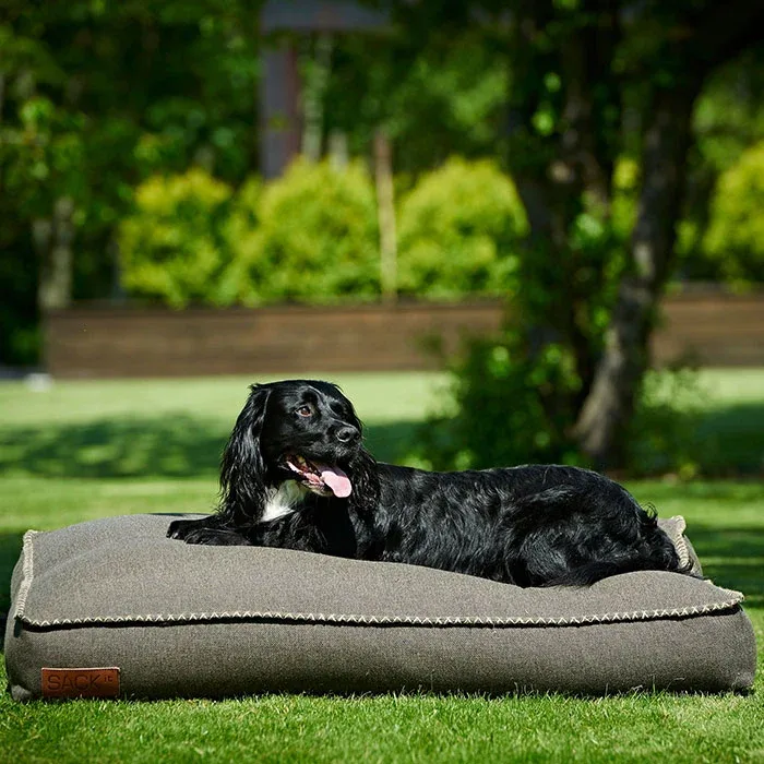 Dog bedL 120x80x15 cm brun