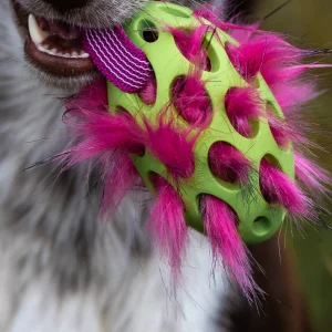 Doggie-Zen Hol-ee Football med supergrip håndtag og piv