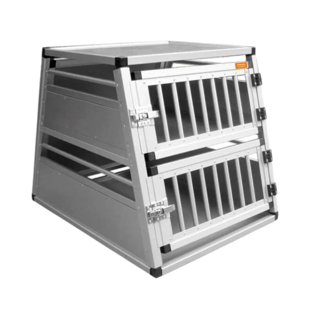 Dogman – Aluminiumsbur etage metal 82 cm