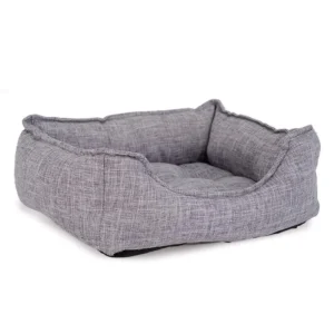 Dogman Classic Rustik Hundeseng Design LADY Grå L 75x58 cm