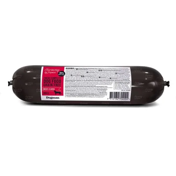 Dogman – Harmony Kornfri pølse med Okselever 800g