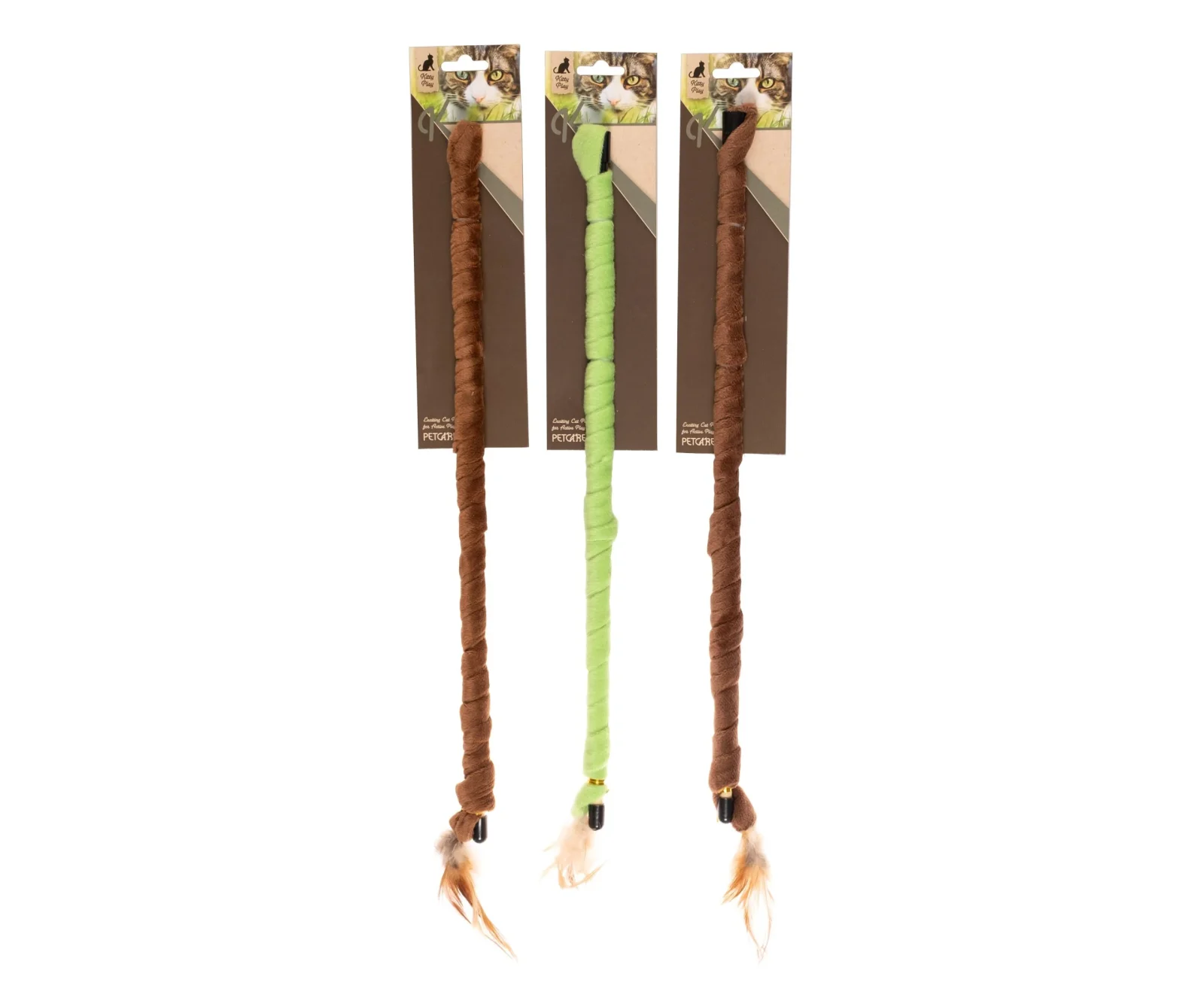 Drillepind m/ fjer 153 cm