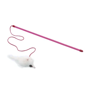 Drillepind med pelsmus 46 cm