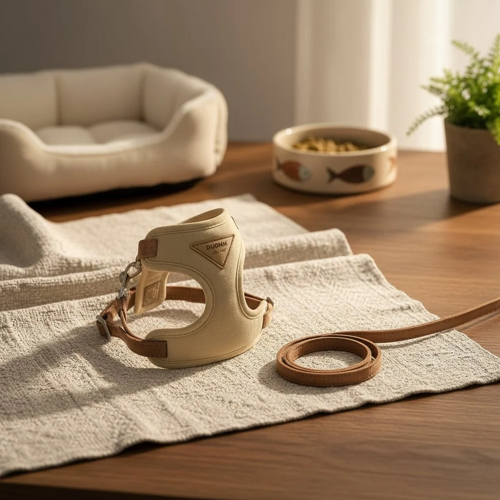 Duomm-katteharness – justerbar og med flugtbeskyttelse