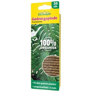 EcoStyle Gødningspinde til stueplanter