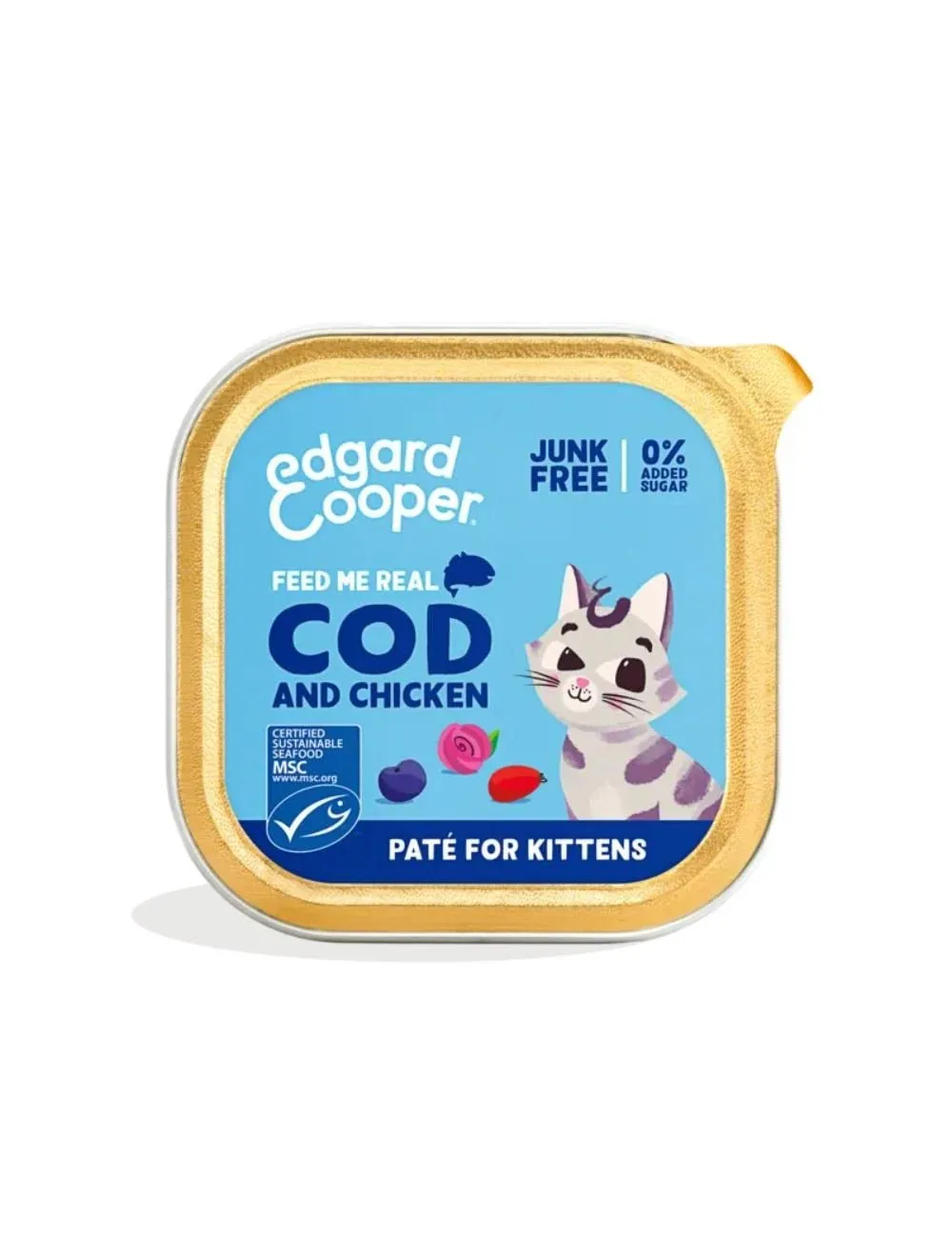 Edgard & Cooper Killing Pâté Torsk & Kylling 85 g
