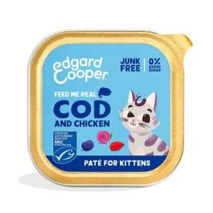 Edgard Cooper Kitten Paté Cod/Chicken 85 g.