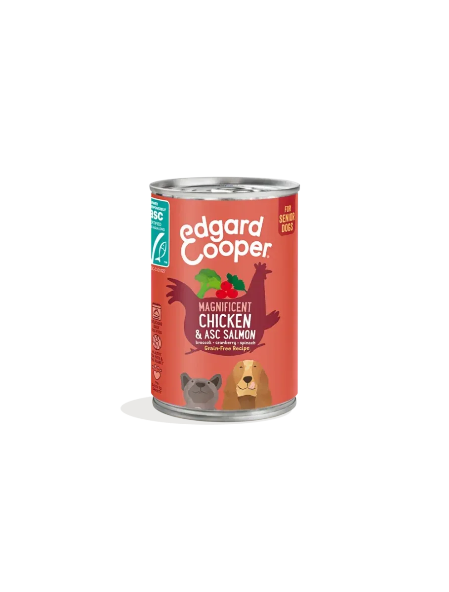 Edgard & Cooper Vådfoder Kylling/Laks Adult 400g