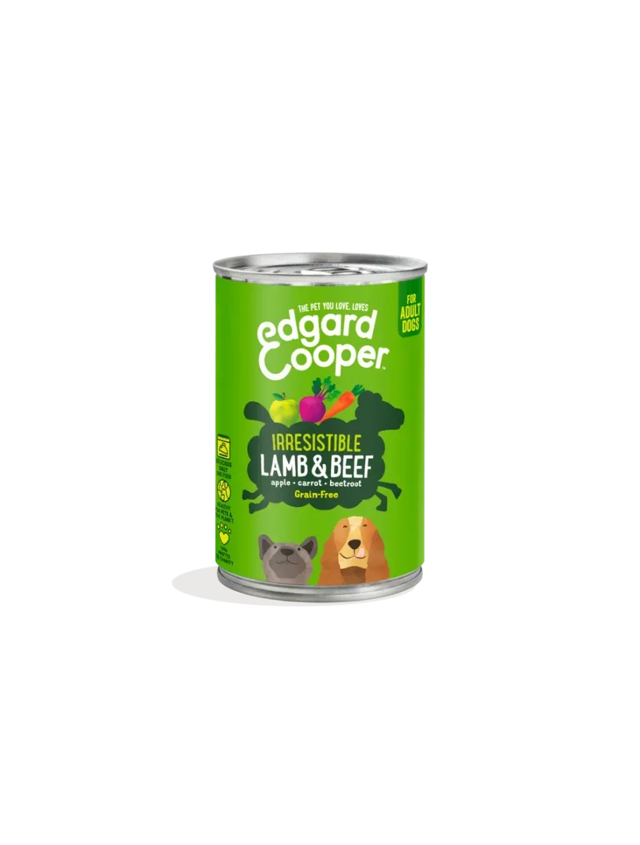 Edgard & Cooper Vådfoder Lam/Okse Adult 400g