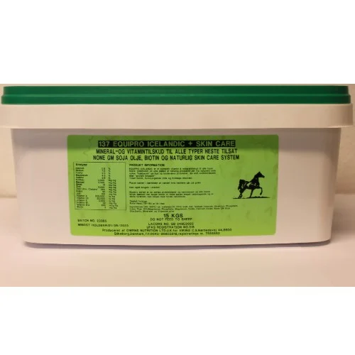 Equipro 137 Icelandic + Skin Care, 15kg slikbalje, heste