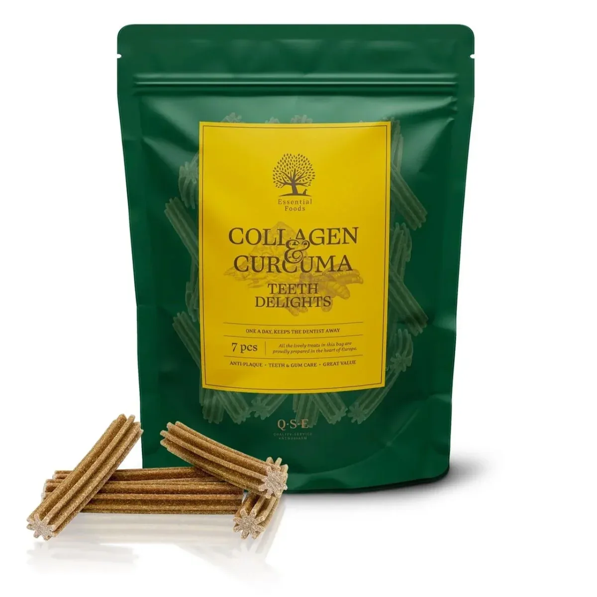 Essential Collagen & Curcuma Teeth Delights 250g