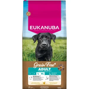 EUKANUBA Adult Large Breed Grainfree kylling 3 kg / 12 kg.