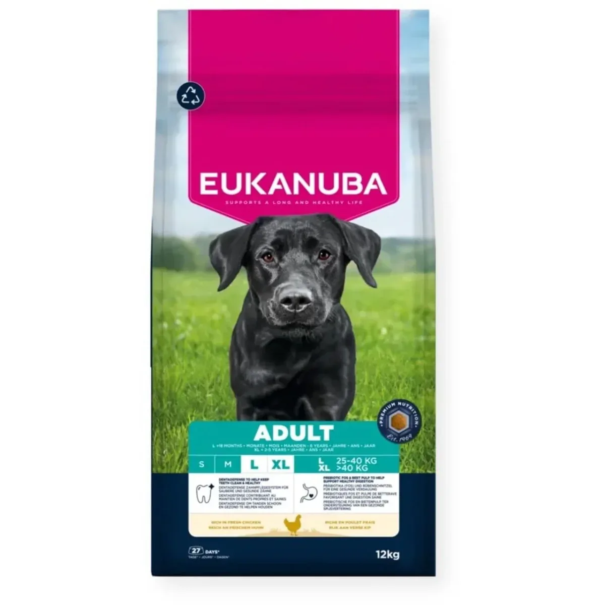 EUKANUBA Adult Large Breed kylling 12 kg
