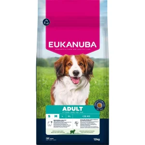 EUKANUBA Adult Small/Medium Breed Lam & Ris 2,5 kg / 12 kg