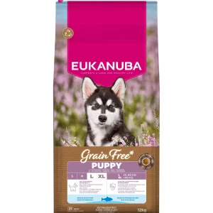 EUKANUBA Puppy & Junior Large Grainfree havfisk 3 kg / 12 kg