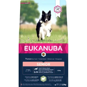 EUKANUBA Senior Small/medium Breed Lam & Ris
