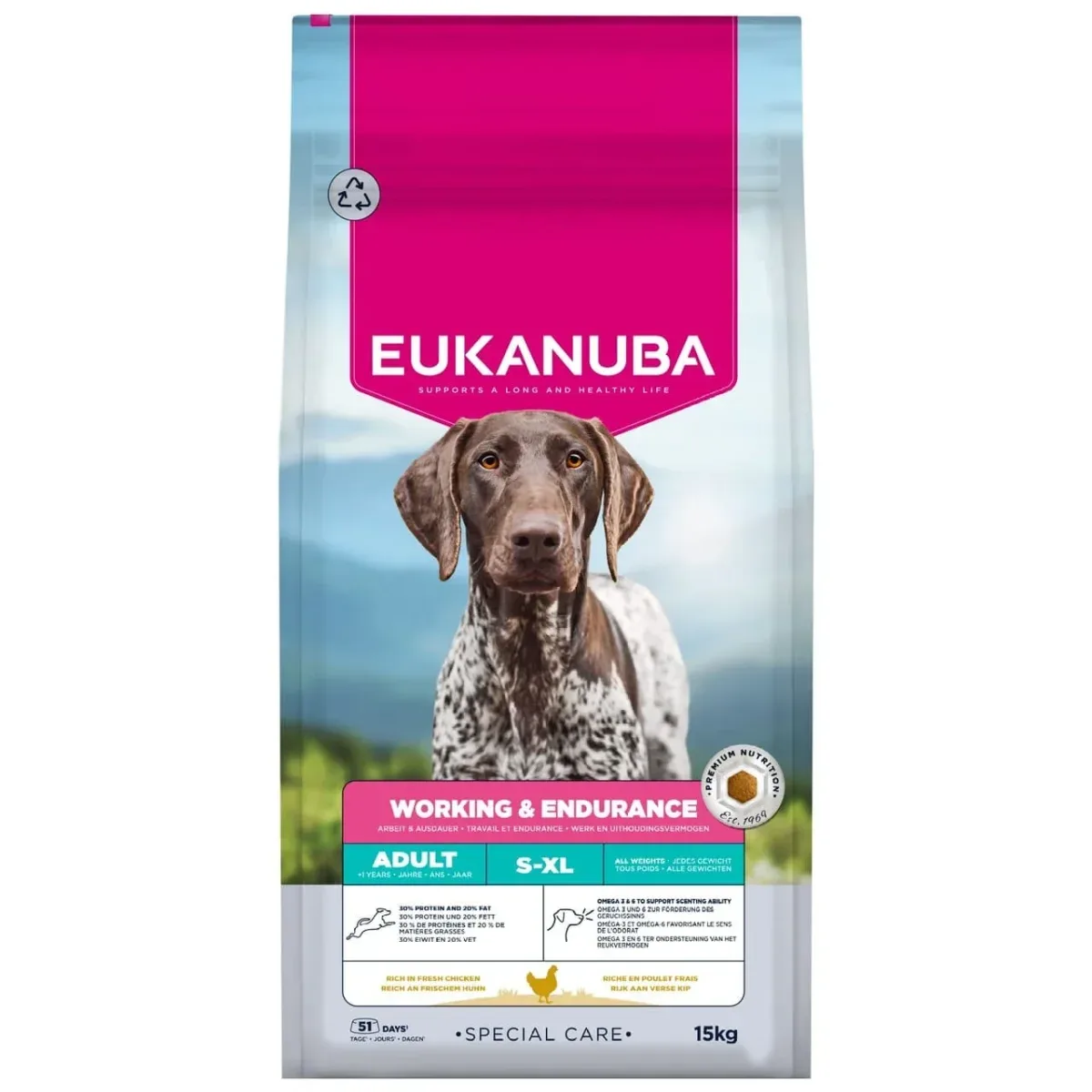 Eukanuba Special Care Working & Endurance Adult All Breeds 15 kg