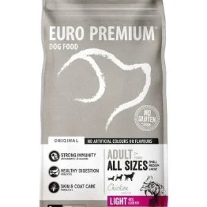 Euro Premium Adult Light w/Chicken & Rice hundefoder