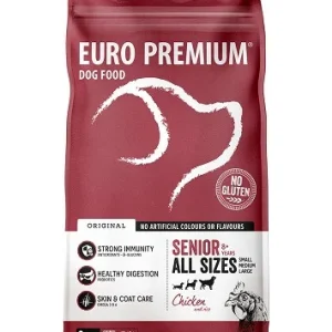 Euro Premium Senior 8+ Chicken & Rice hundefoder