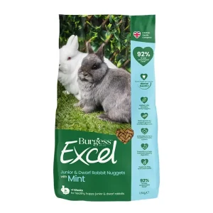 Excel kanin junior og dværg mint 1,5 kg