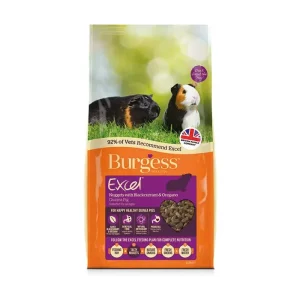 Excel marsvin adult solbær og oregano 10 kg