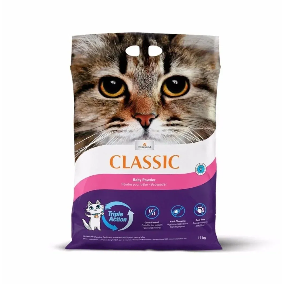 Extreme classic kattegrus med baby pudder, 14kg