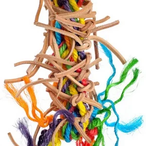 Farvet reb 39 cm