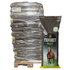 Favorit Pellets (Gul) Møllerens HEL PALLE leveret