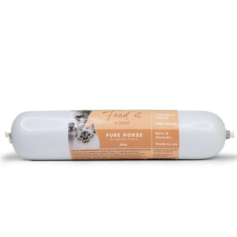 Feed’it – Foderpølse m. Hest – 800g