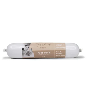 Feed’it & Treat Godbidspølse Pure Deer 400g