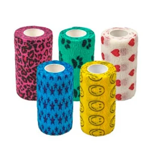 FioniaVet FancyFlex Selvhæftende Flexbandage NoBite 5 cm 1 stk