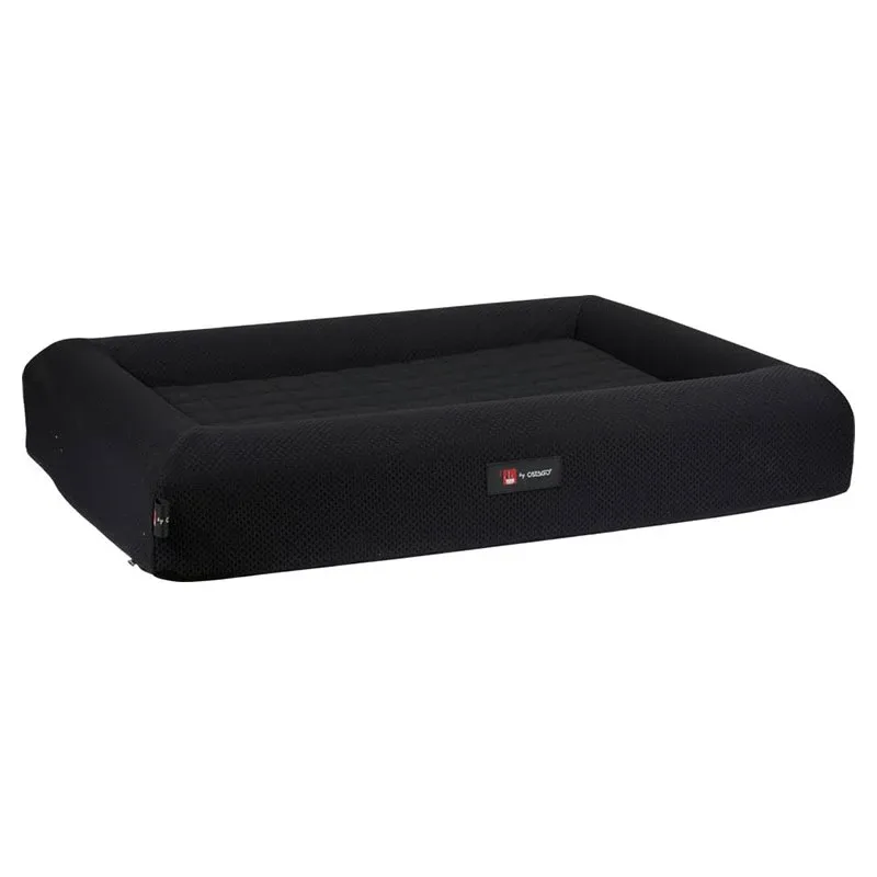 FIR-TECH hundekurv M 84x64x15 cm sort