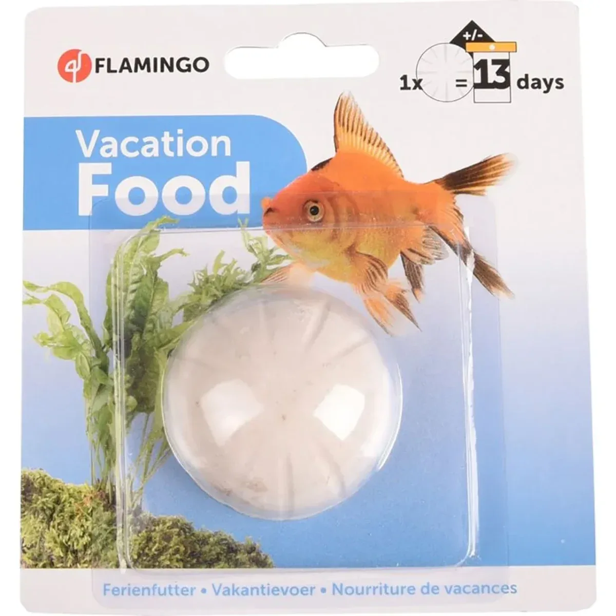 Flamingo Feriemad Akvariefisk Foder