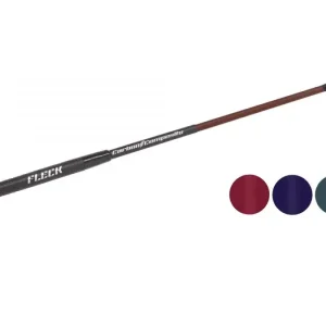 Fleck CARBON springpisk, sort – 60 cm.
